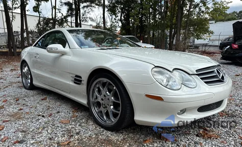 2003 Mercedes-Benz Sl 500R из США, поврежденный, VIN WDBSK75F63F022058